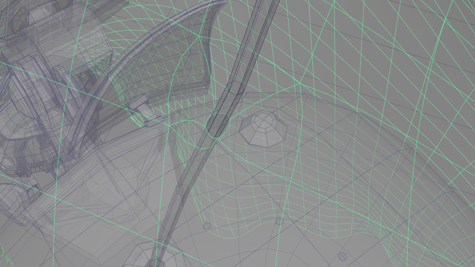 Figure 23: Antenna pass-through hole modeled into the poncho.