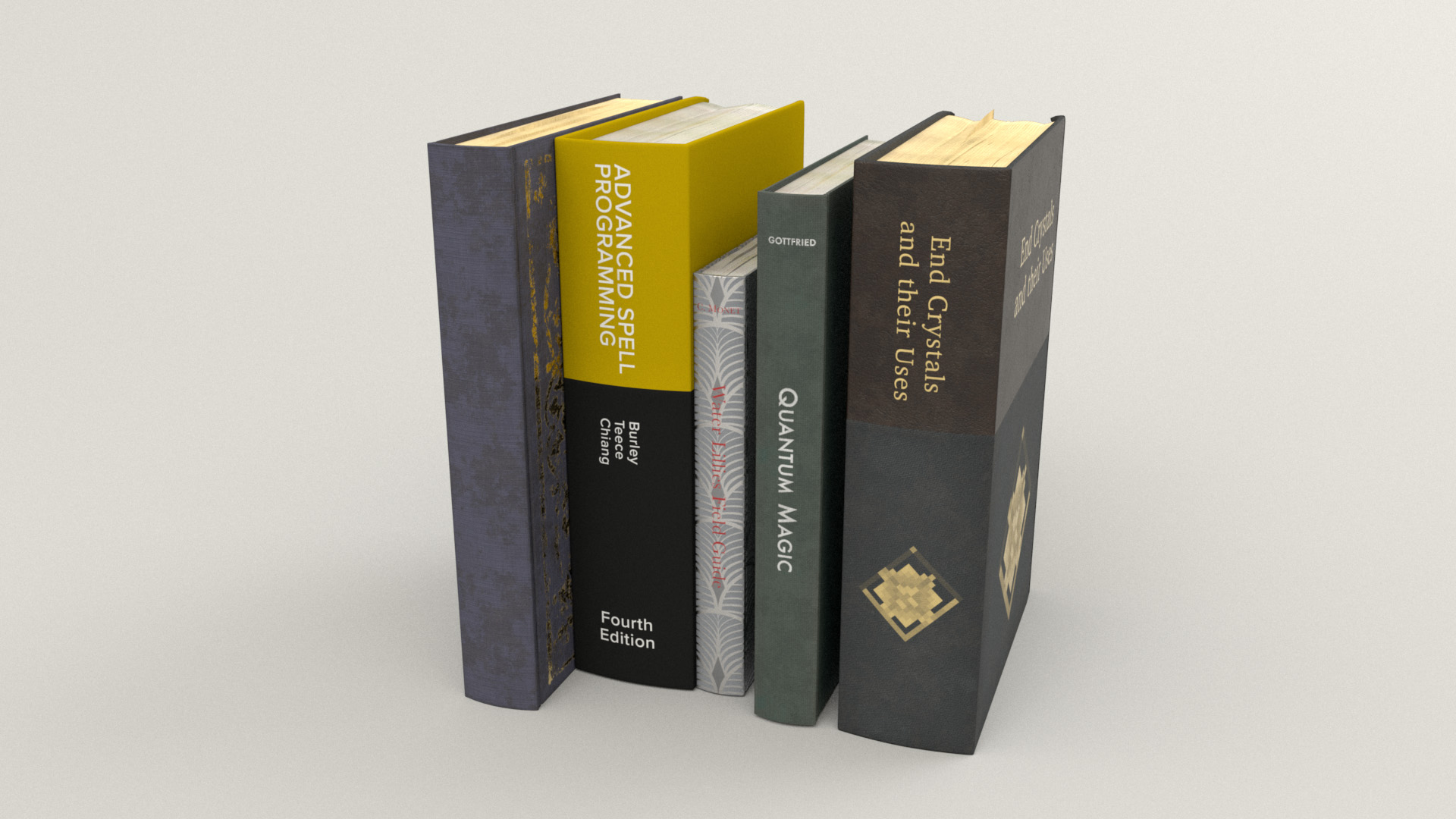 Peach chiseled bookshelf pixel art