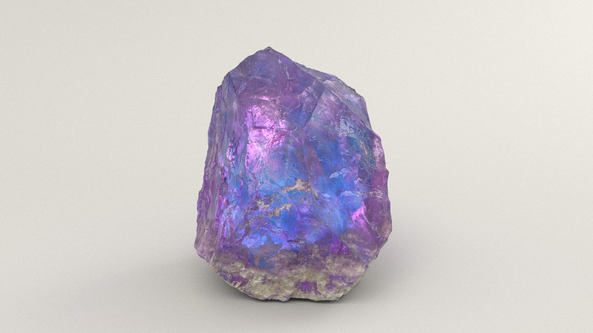 Figure 25: Final magical glowy look of the crystal.